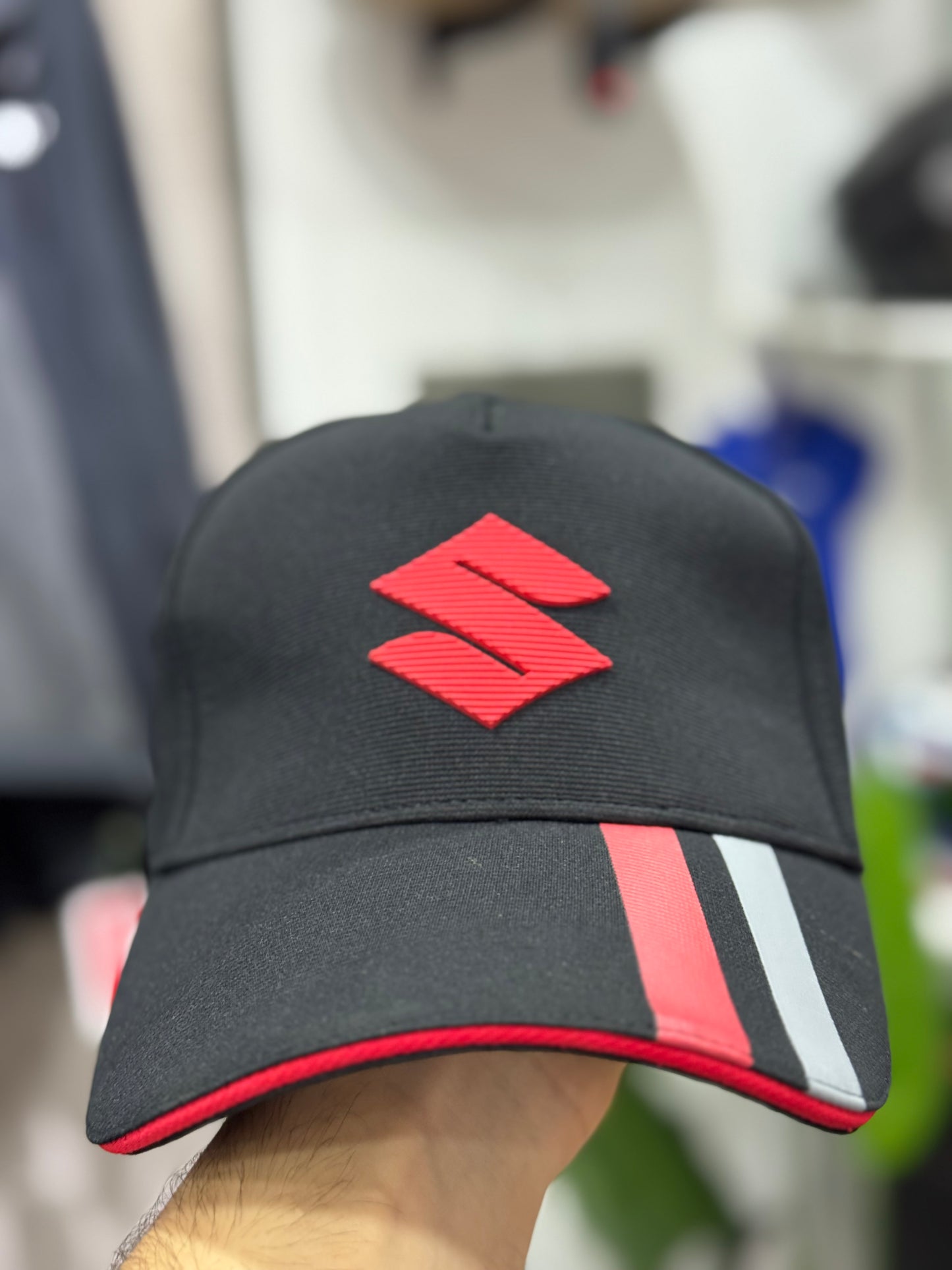 CASQUETTE SUZUKI ROUGE